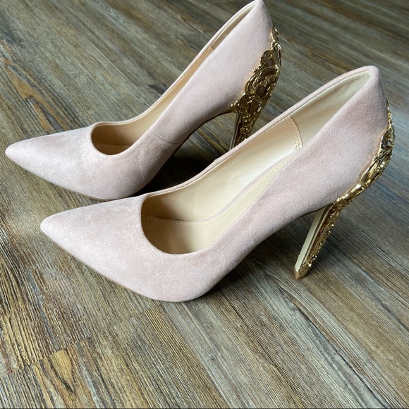 Justfab Sarina Embellished Heel Pump Size 9 - Picture 11 of 16